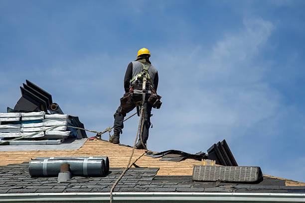 Professional Metal Roofing technician working in Perris, CA